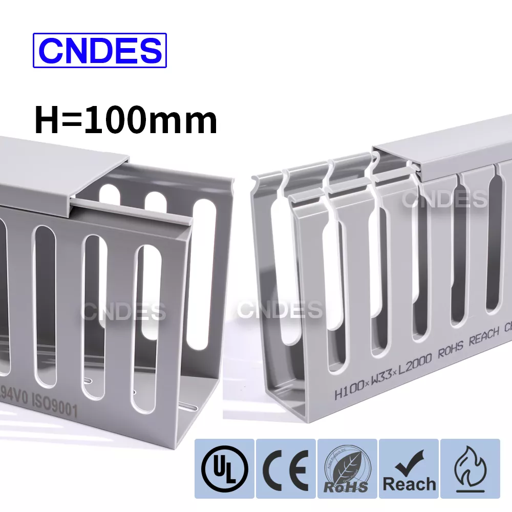 100-мм висота відкритого слота ПВХ корпусу для електропроводки
