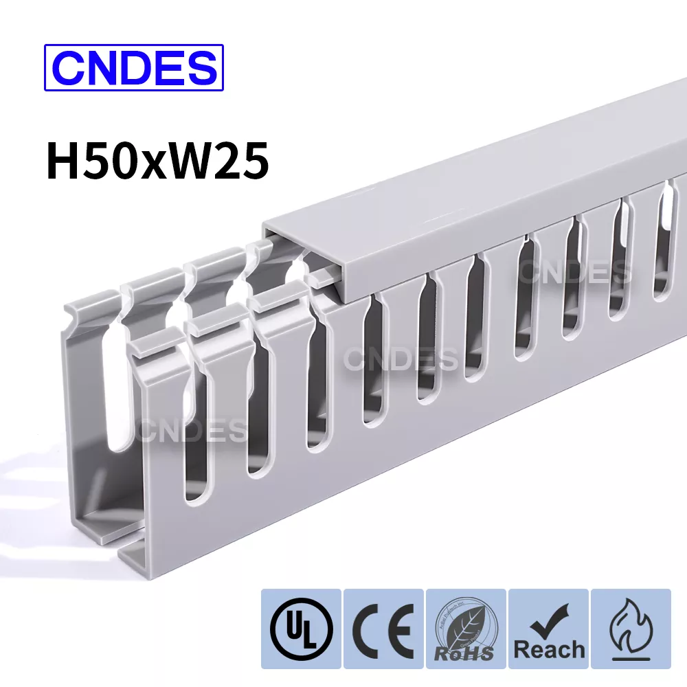 50 × 25 мм прорізний ПВХ електричний шафа канал