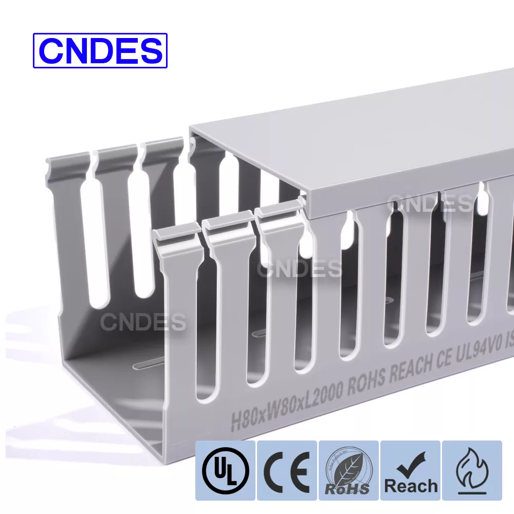 80 × 80 щілини ПВХ комутаційної електропроводки