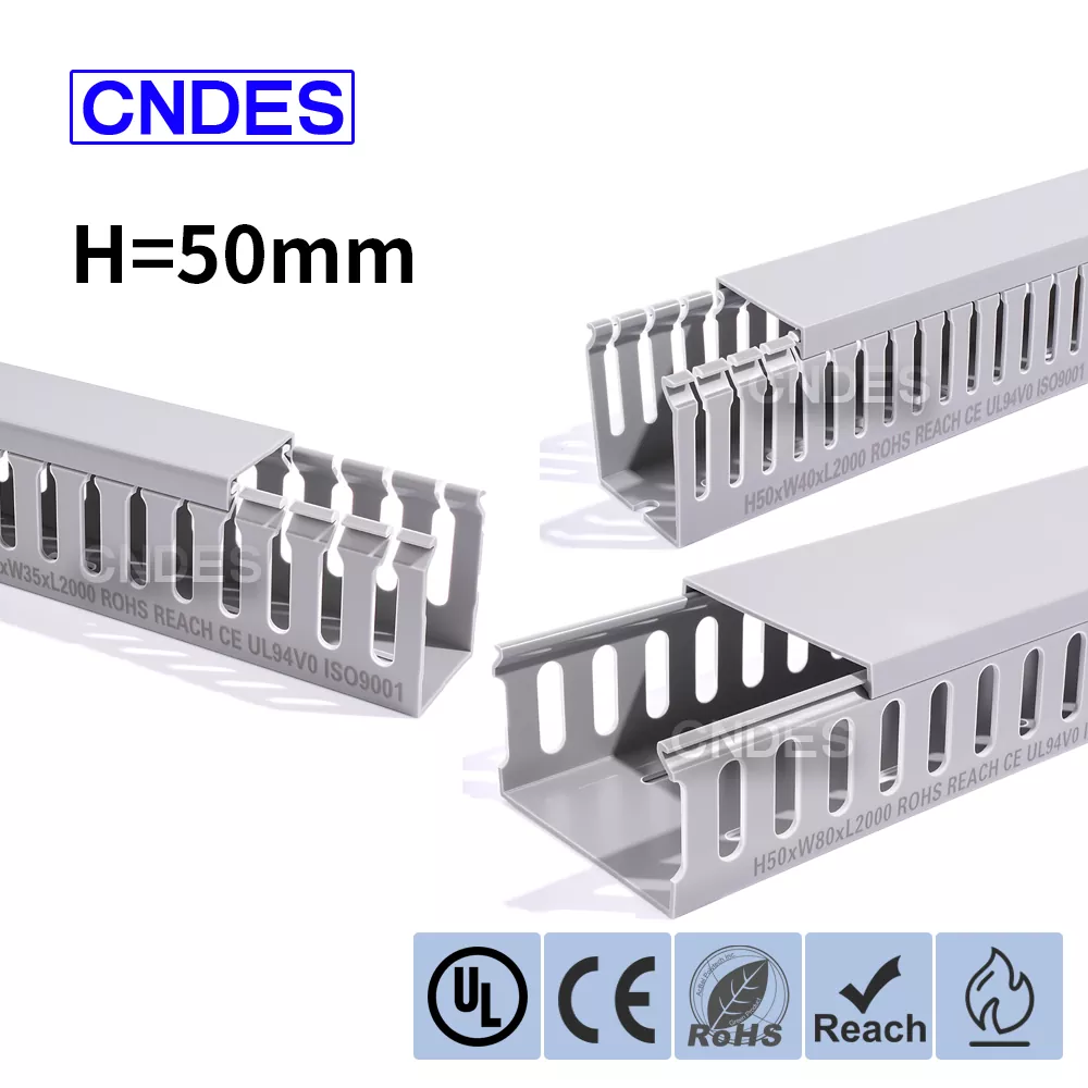 Електропроводка з ПВХ-панелі висотою 50 мм